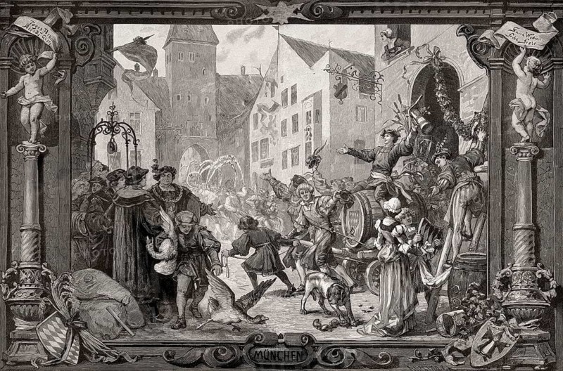 Schäfflertanz, Schaeffler dance, cooper's dance, Munich, 16th century
