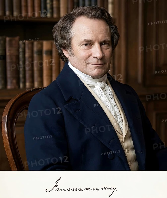 Portrait of Karl Leberecht Immermann, lawyer, poet, playwright, writer, historical figure, historical illustration, digitally edited