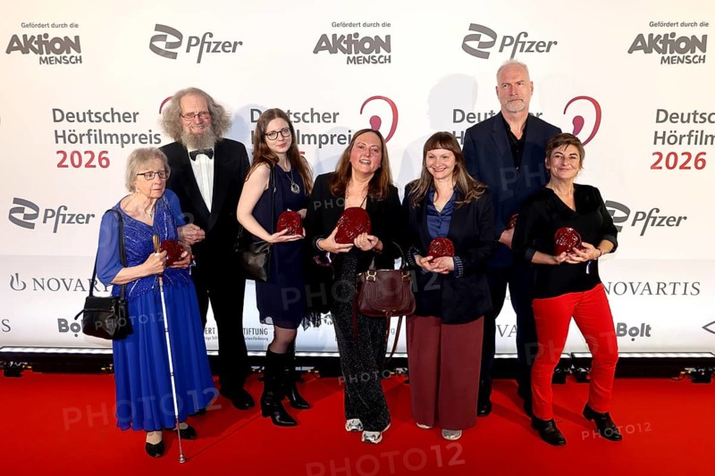 Winner after the German Audio Film Awards ceremony at the Colosseum cinema in Berlin on 24.03.2026