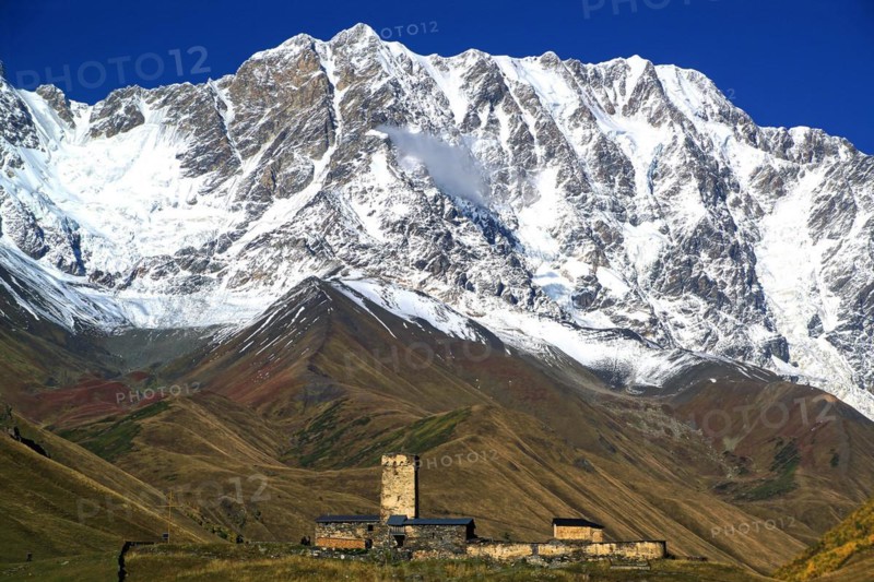 Georgiem, Sveneti, Ushguli, Lamaria Church, Ushguli, Svaneti, Georgia