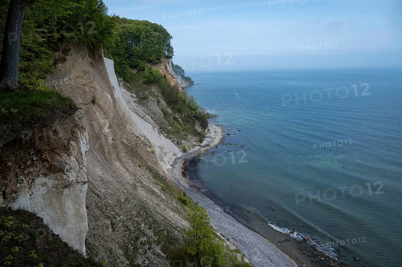 Beautiful cliffs on the Baltic sea shore