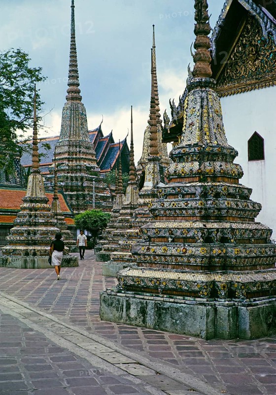Buddhistischer Tempel Wat Pho, Bangkok, Thailand, Asien im Jahr 1964