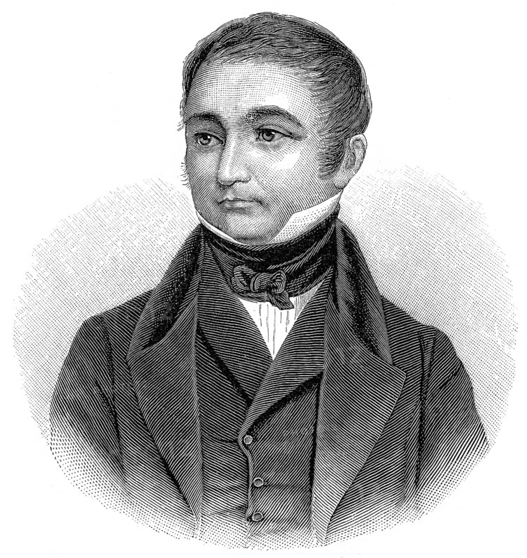 Louis Adolphe Thiers, 1797 - 1877, a French politician and historian, Historische Druck aus dem 19. Jahrhundert, Portrait von Louis Adolphe Thiers, 1797 - 1877, ein französischer Politiker und Historiker