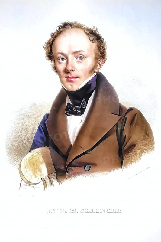 Engelbert Maximilian von Selinger (1802-1862), Dr juris, civil servant, writer, member of the Imperial Council, Historical, digitally restored reproduction from a 19th century original, Record date not stated
