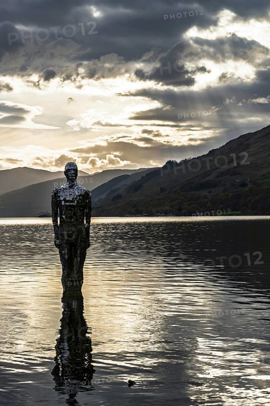 The Mirror Man, Loch Earn, St Fillans, Perth and Kinross, Scotland, United Kingdom
