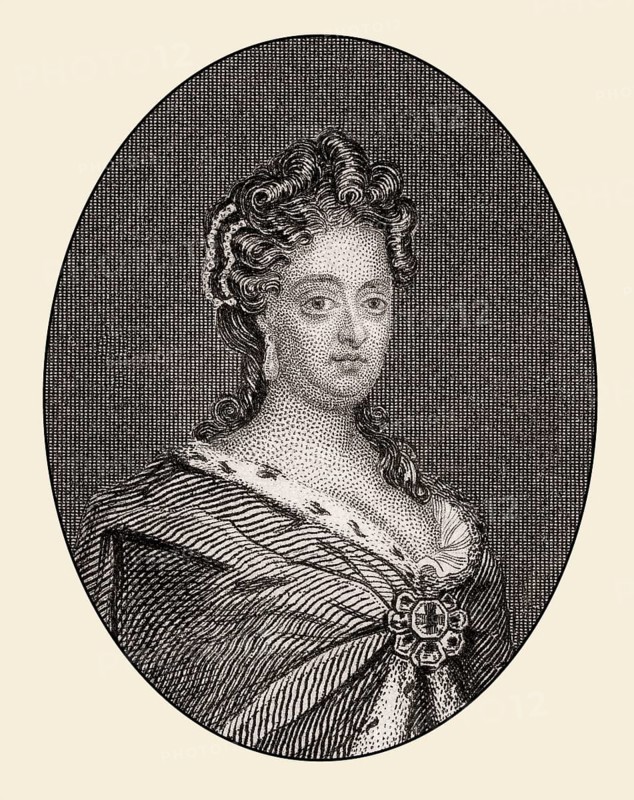 Mary II, Queen of England, Scotland, and Ireland, co-reigning with her husband, King William III