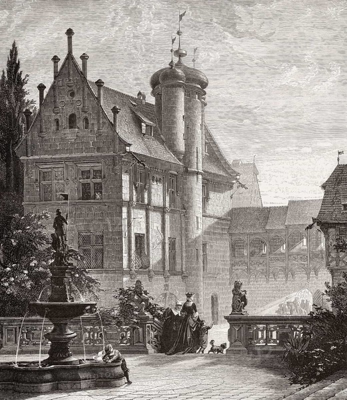 The Tucher building, Nuremberg, Germany, Europe, 16th century