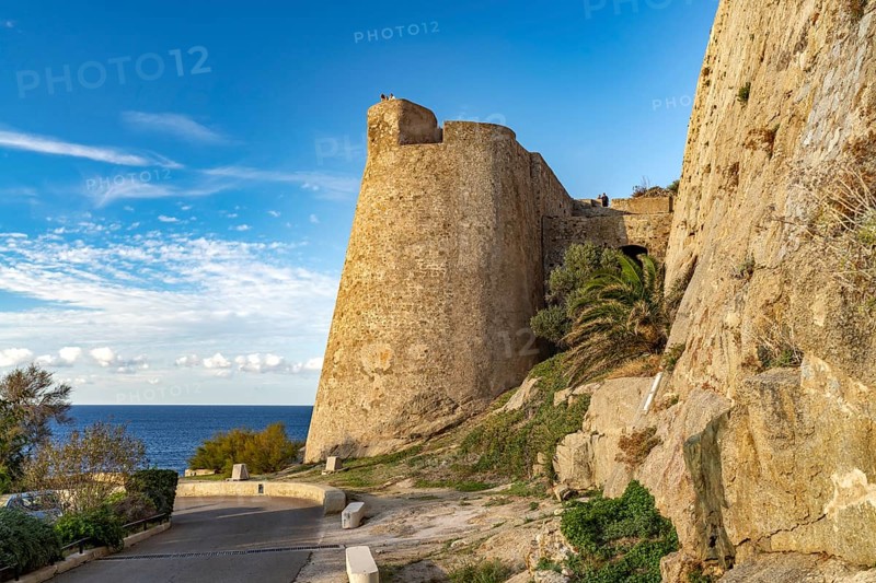 The citadel in Calvi, Balagne, Corsica, France