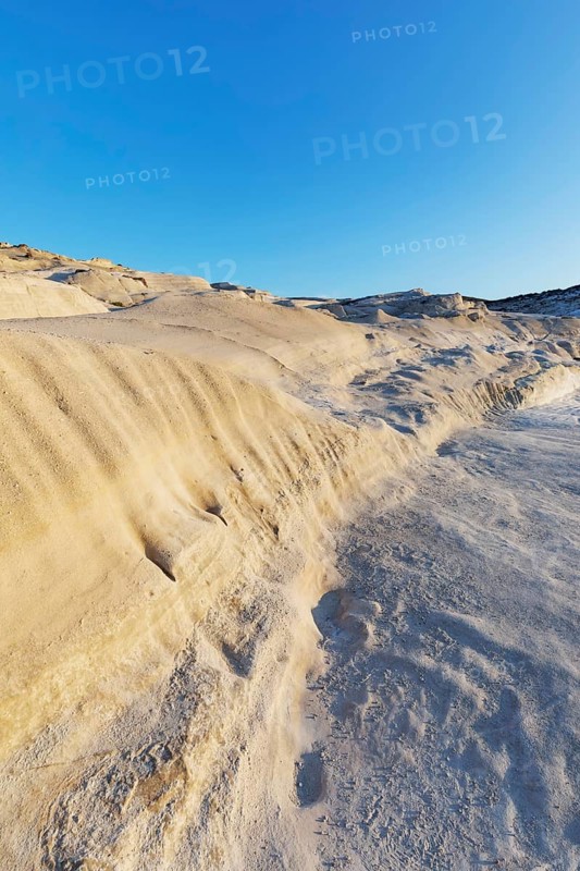 Rock formations, Sarakiniko, Milos Island, Greece