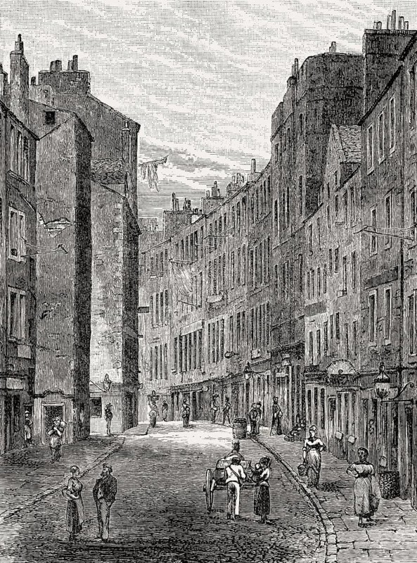 Tolbooth Wynd, Canongate, Edinburgh, Scotland, 19th century