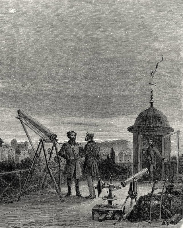 The western sky of Paris, February 17, 1868