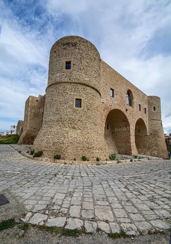 The castle in Bernalda, Basilicata region, Italy, Southern Europe