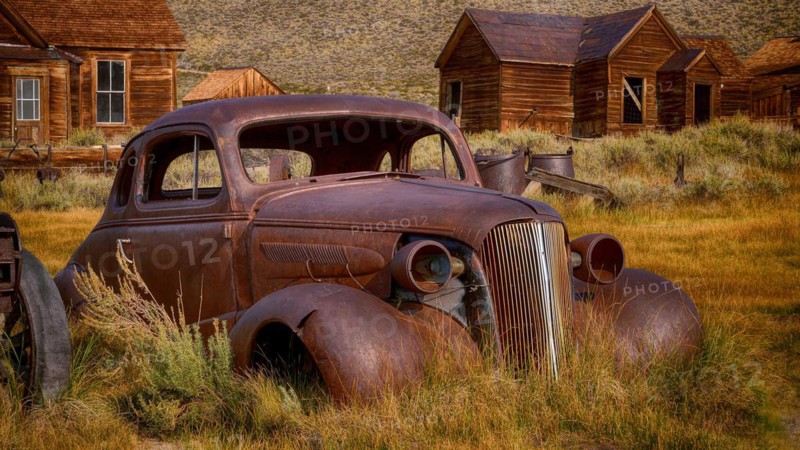 USA, California, Bodie, ghost town, Wild West, former gold mining settlement
