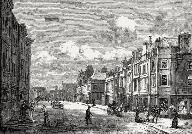 Chambers Street, Edinburgh, Scotland, 19th century