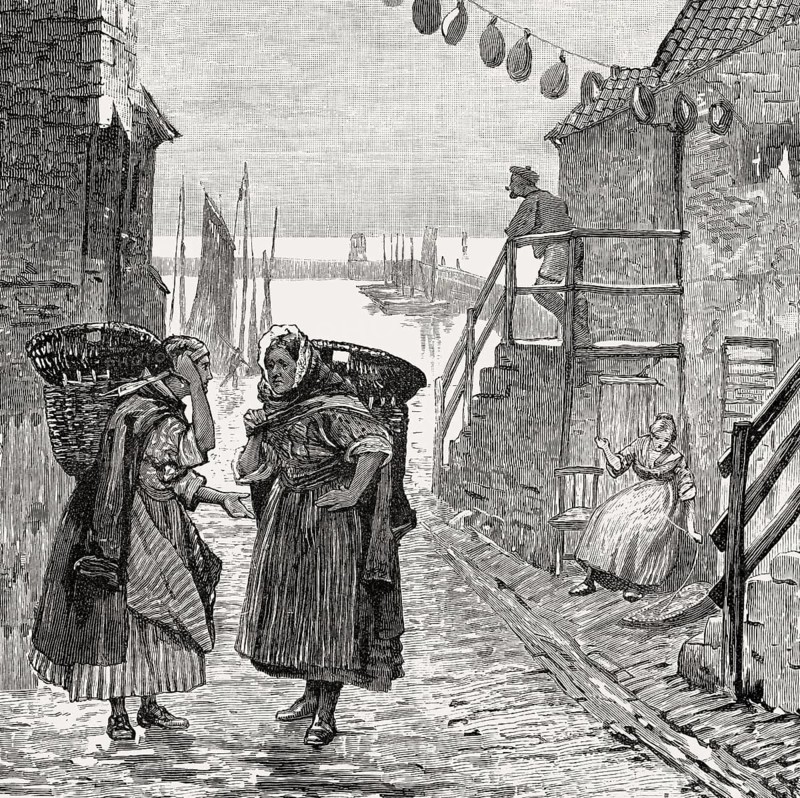 Newhaven Fishwives, Newhaven, Edinburgh, Scotland, 19th century