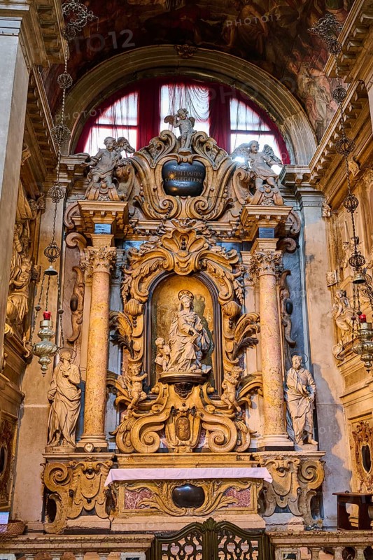 Church of San Sebastiano in Venice on a sunny day in winter, Italy
