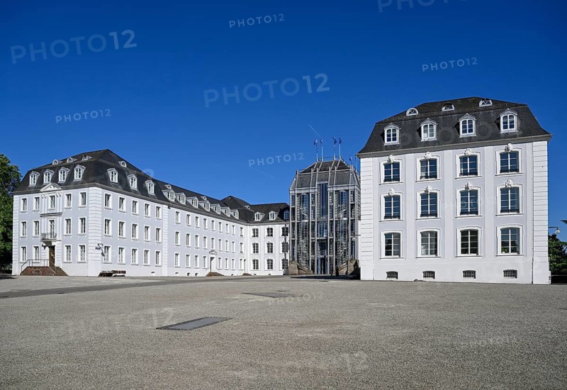 Saarbrücken Castle, built 1738-1748 by Friedrich Joachim Stengel, Saarbrücken, Saarland, Germany