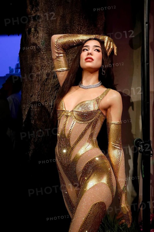 Dua Lipa wax figure - at the inauguration of the new Berlin Vibes theme area with the new figure at Madame Tussaud's Berlin on 3 April 2025