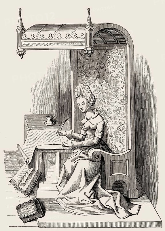 Christine de Pizan, 1364 – c.?1430, Italian-born French poet