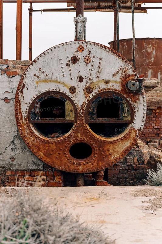 Abandoned Swift factory, The Swift refrigerator in Puerto San Julián, Puerto San Julián, Santa Cruz Province, Argentina