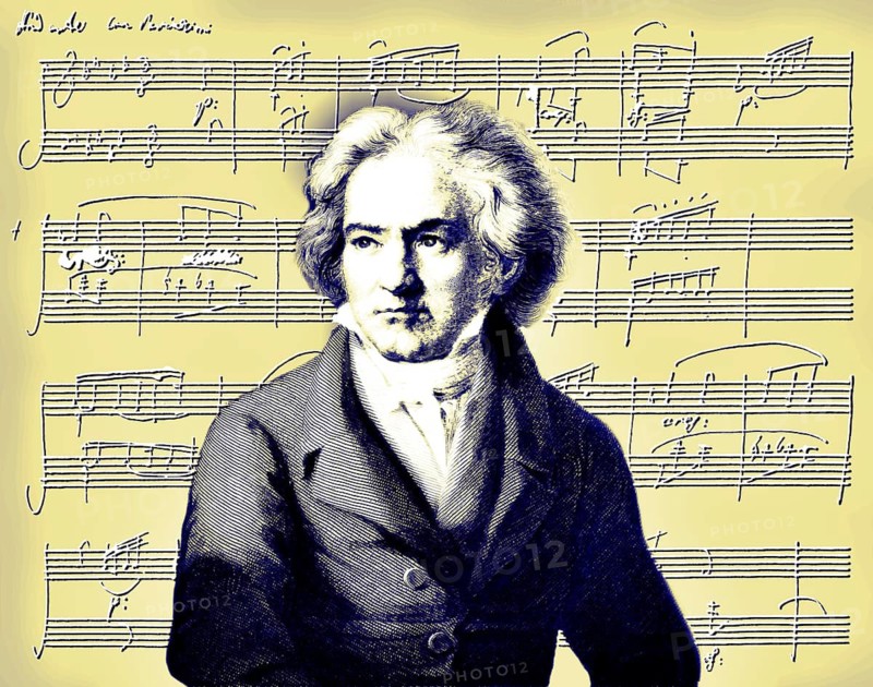 Handwritten Piano Sonata No. 12 in A? major, Op. 26, Ludwig van Beethoven, 1770 -1827, German composer