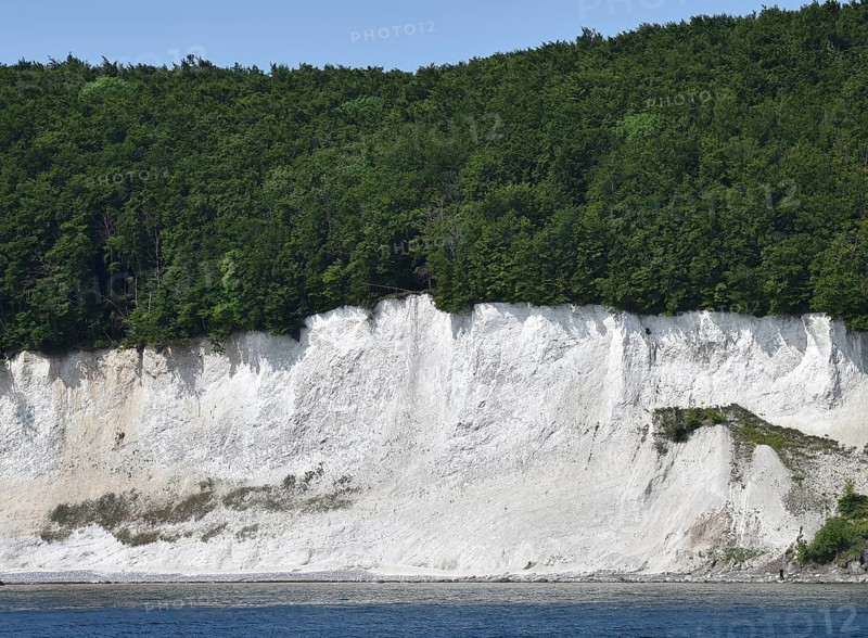 Chalk coast at Jasmund National Park on Rügen, Mecklenburg-Western Pomerania, Germany