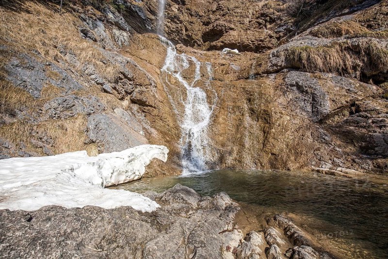 Zipfelsbach waterfalls, near Hinterstein, Bad Hindelang, Oberallgäu, Allgäu, Bavaria, Germany