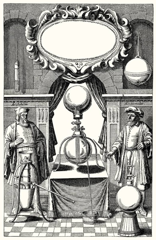 Title of Experimenta Nova (ut vocantur) Magdeburgica de Vacuo Spatio, Amsterdam, 1672 by Otto von Guericke, Amsterdam, 1672, facsimile
