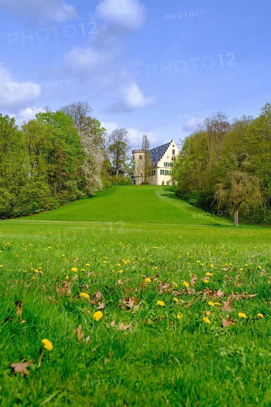 Rosenau Castle, Rödental near Coburg, Upper Franconia, Franconia, Bavaria, Germany