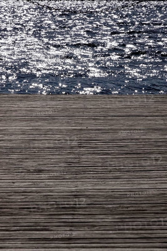 Jetty on Lake Werbellinsee, Brandenburg, Germany