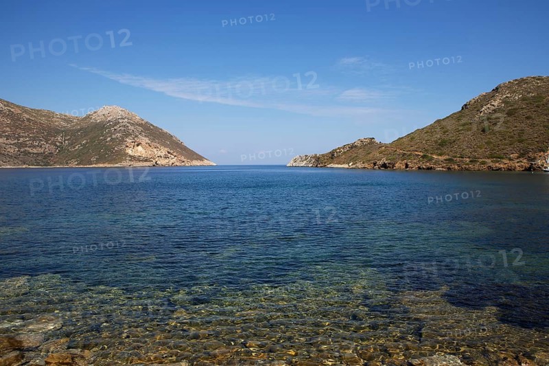 Coast of the Mani on the Laconian Gulf near Porto Kagio, Laconia, Peloponnese, Greece