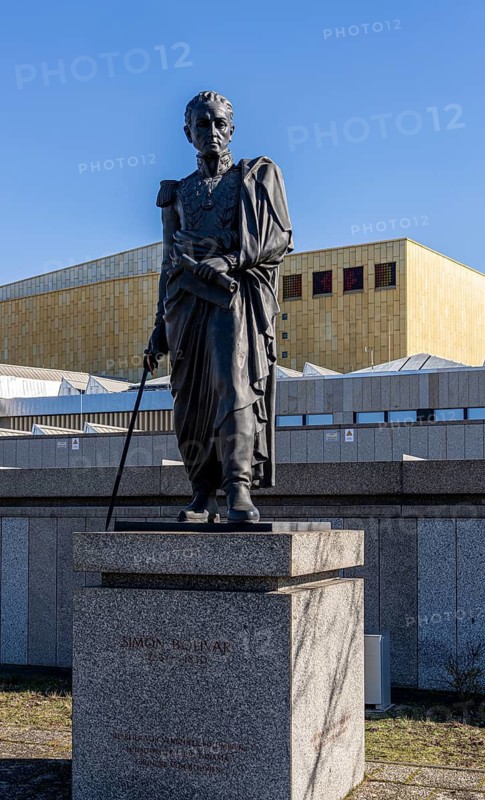 Simon Bolivar statue, Potsdamer Straße, Berlin, Germany