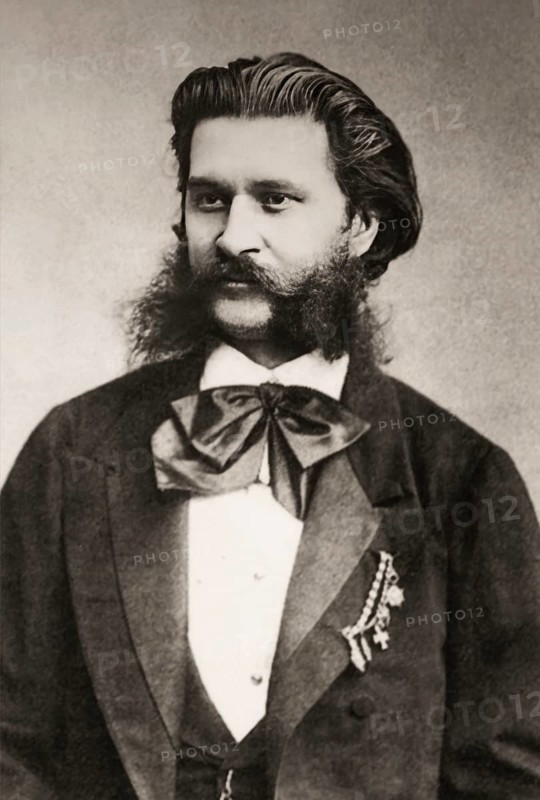 Johann Baptist Strauss II, 1825 – 1899, Austrian composer and violinist, 1879, digitally edited