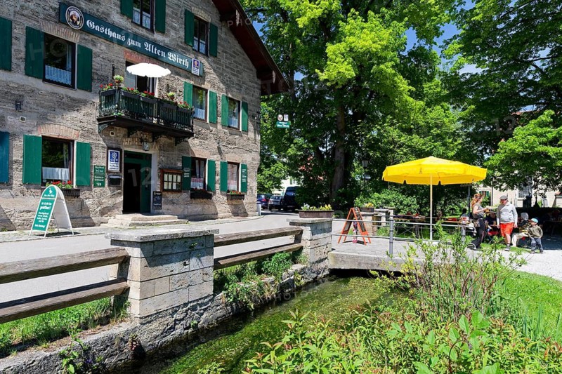Gasthaus Alter Wirt, Huglfing, Upper Bavaria, Bavaria, Germany