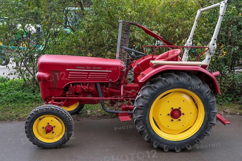 Vintage tractor Hela Lanz Aulendorf, year of construction 1953, Bavaria, Germany