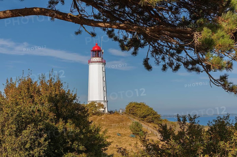 Dornbusch lighthouse, Hiddensee island, Rügen, Pomerania, Mecklenburg-Western Pomerania, Germany, Hiddensee, Mecklenburg-Western Pomerania, Germany