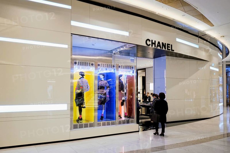 SEOUL, SOUTH KOREA, April 1, 2016 : Chanel shop in recently opened Lotte Avenuel Korea s largest department store dedicated to top-shelf luxury goods
