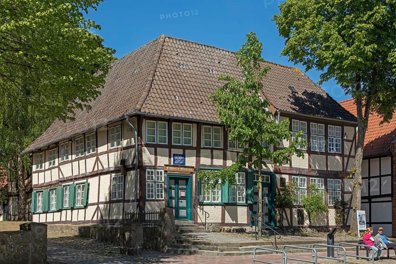 Half-timbered house, museum, Burg auf Fehmarn, Schleswig-Holstein, Germany