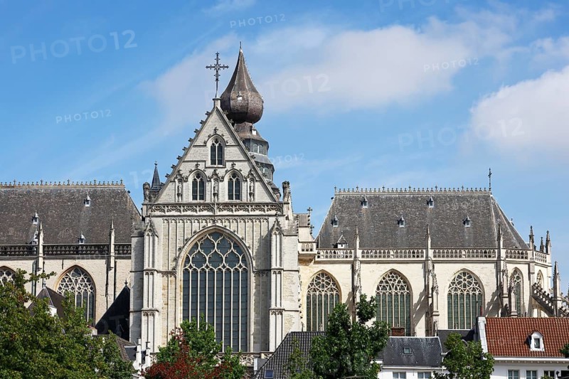 Cathedral of Our Lady, Onze-Lieve-Vrouwekathedraal, Nave, Side view, Gothic, UNESCO World Heritage Site, Antwerp, Belgium