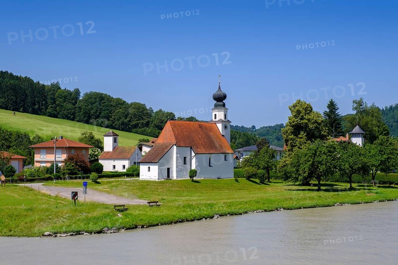 Pyrawang Filial Church, Pyrawang an der Donau, Esternberg, Schärding District, Upper Austria Austria