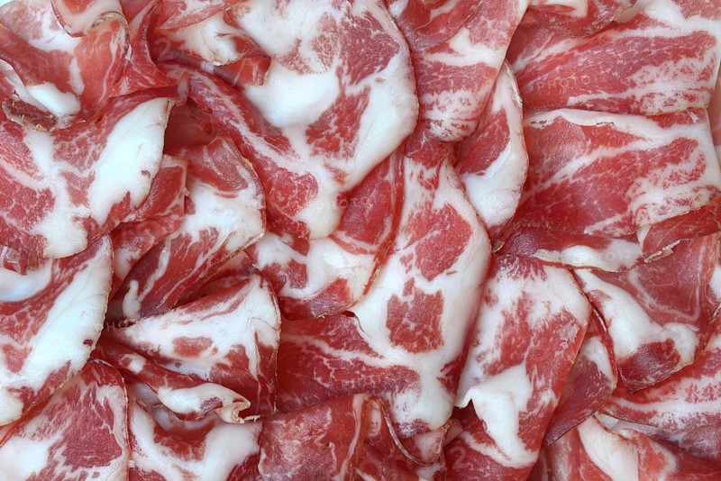 Coppa, Italian sausage variety, Italy