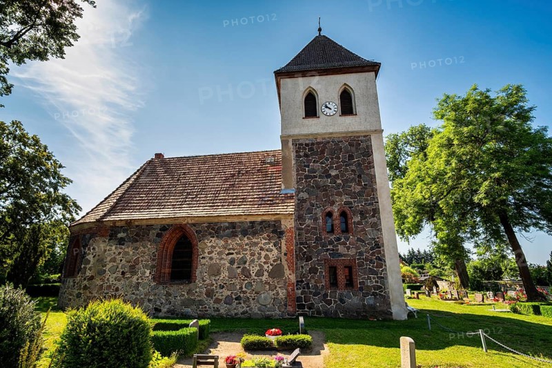 Bollersdorf village church, Oberbarnim, Brandenburg, Germany