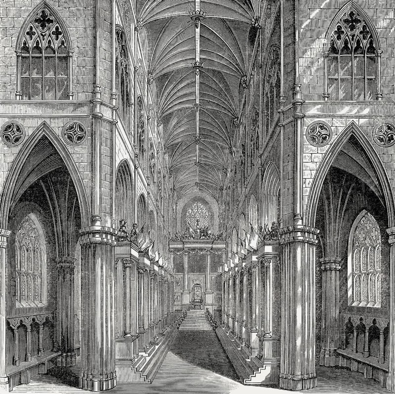 Holyrood Abbey, Edinburgh, Scotland, 17th century