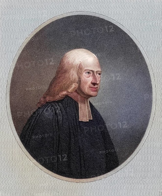 John Wesley 1703-1791, Anglican clergyman, evangelist and founder of the Methodist movement. From the book Gallery of Portraits, published in 1833, Historical, digitally restored reproduction from a 19th century original, Record date not stated
