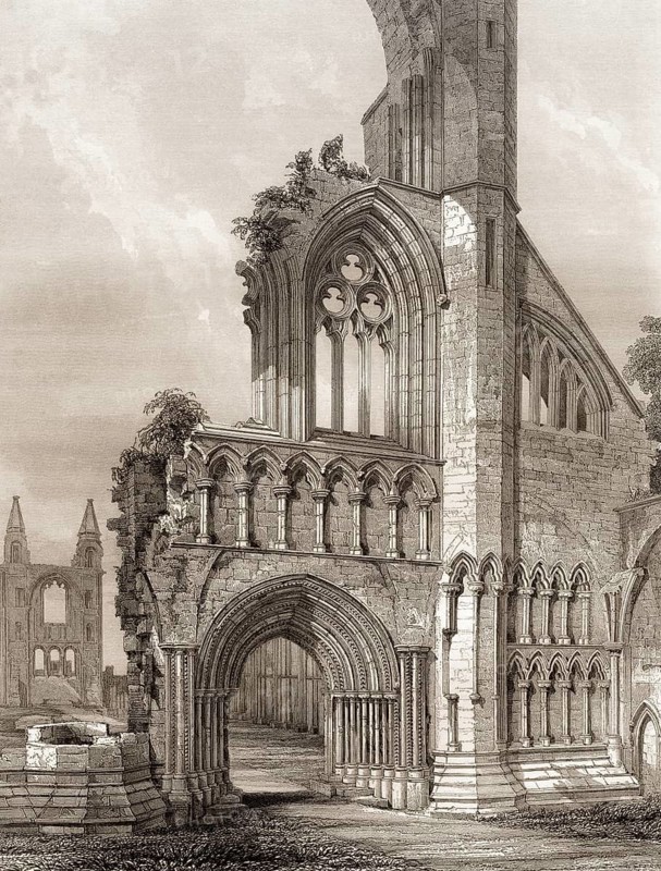 The Cathedral of St Andrew, a ruined Roman Catholic cathedral in St Andrews, Fife, Scotland, United Kingdom