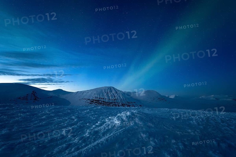 Northern Lights (Aurora borealis), Stora Sjöfallet National Park, Laponia World Heritage Site, Norrbotten, Lapland, Sweden, April 2021