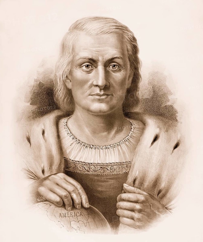 Christopher Columbus, 1451, 1506, Italian navigator, digitally optimized