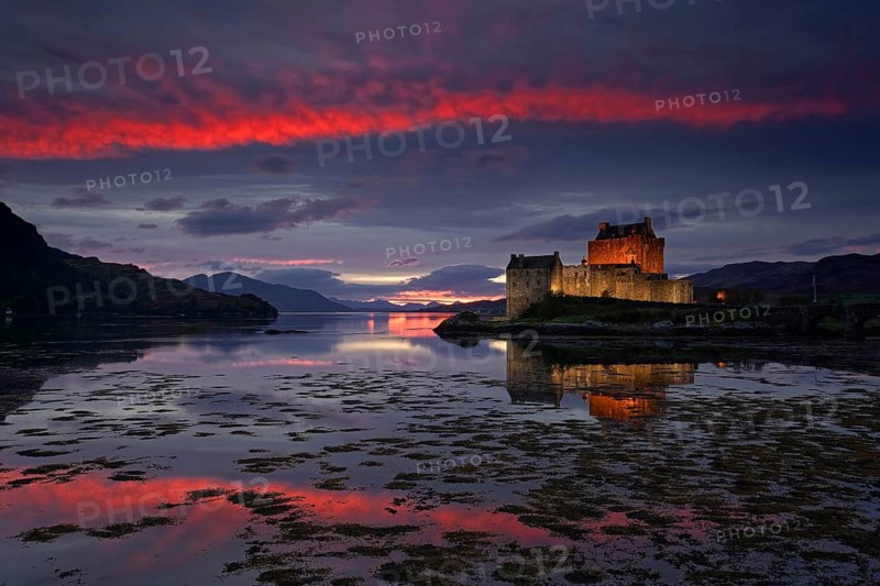 Castle Eilean Donan in Scotland, Scotland, United Kingdom