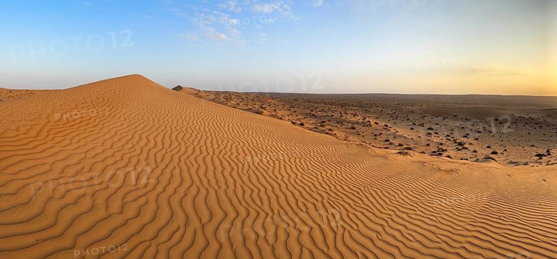 Sand dunes in the Wahiba Sands desert, Oman