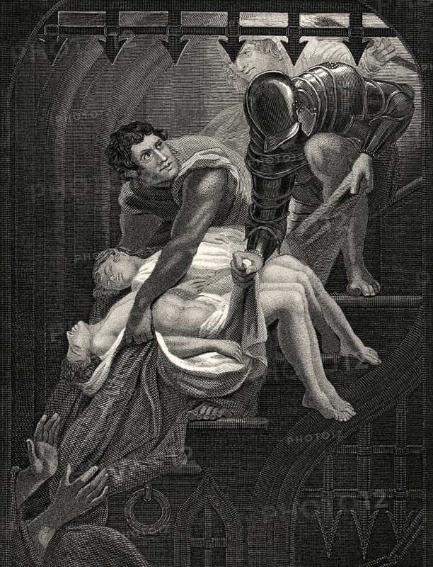Der Mord an den Prinzen im Turm, William Shakespeares Stück König Richard III, Akt IV, Szene III
